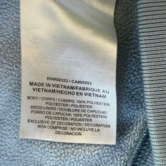 Nike Therma Fit Hoodie, Youth Boys Large, Full Zip, Gray Yellow Striped Volt - Picture 4 of 9